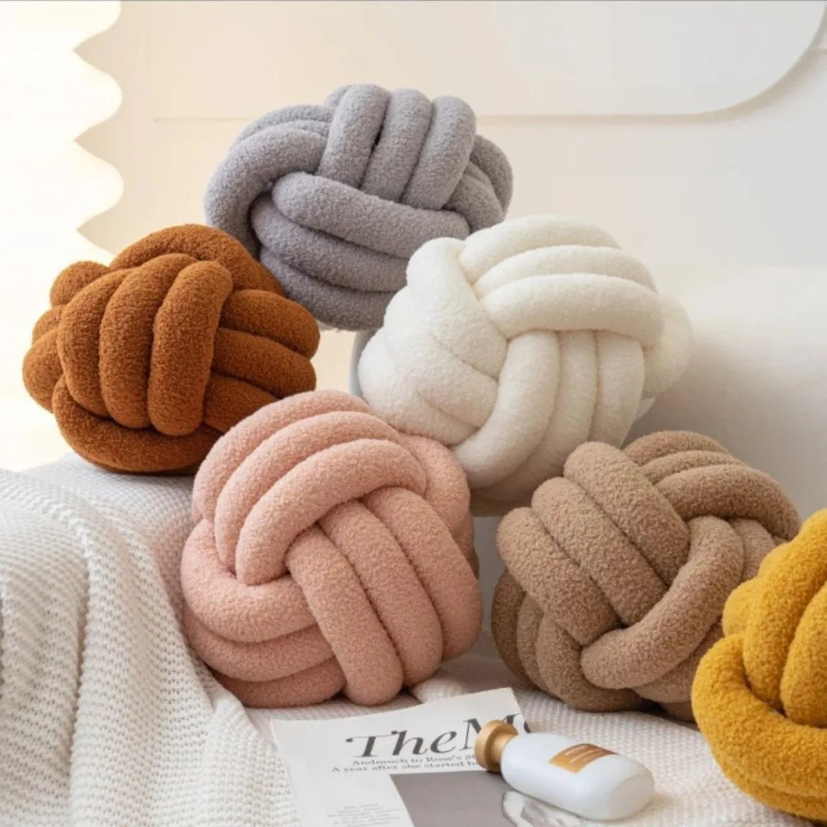 Nordic Ball Stuffed Pillow