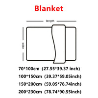 Thumbnail for Luxury Faux Fur Velvet Striped Blanket